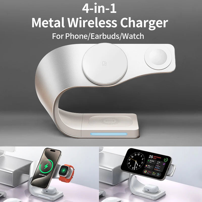 4-in-1 Magnetic Wireless Charging Station
