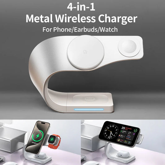 4-in-1 Magnetic Wireless Charging Station