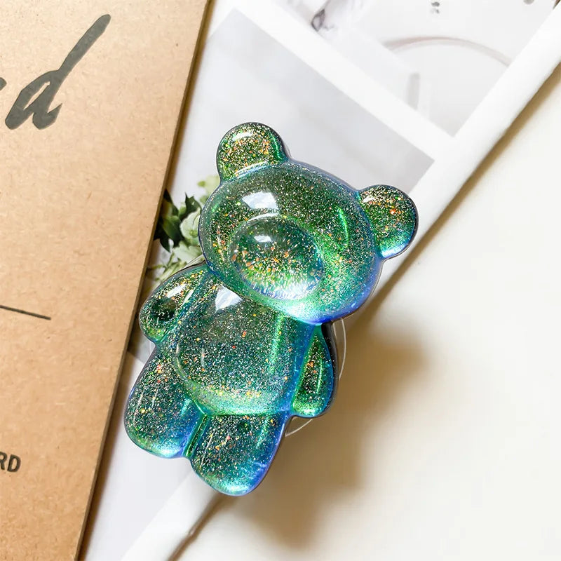 Glitter Bear Phone Holder