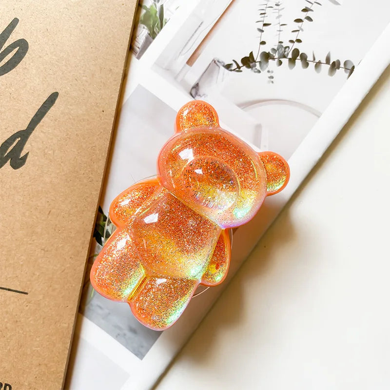 Glitter Bear Phone Holder