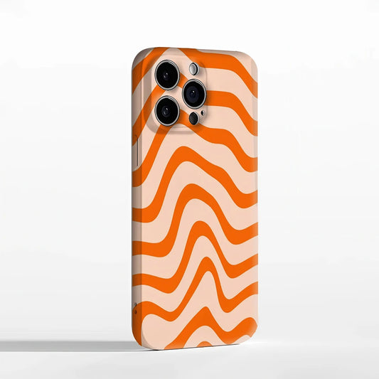 Wavy Orange Phone Case for IPhone