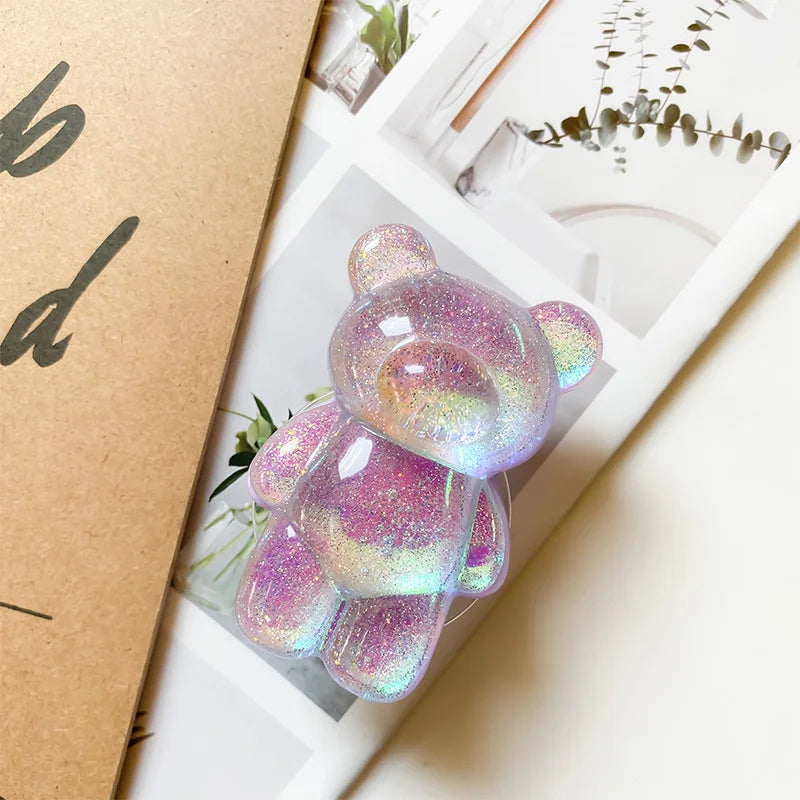 Glitter Bear Phone Holder