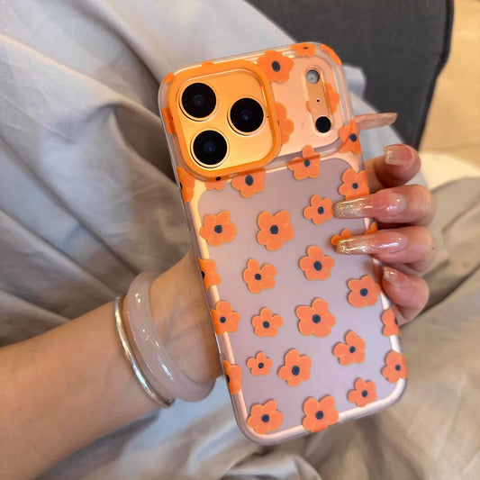 Lovely Orange Flowers Phone Case for IPhone