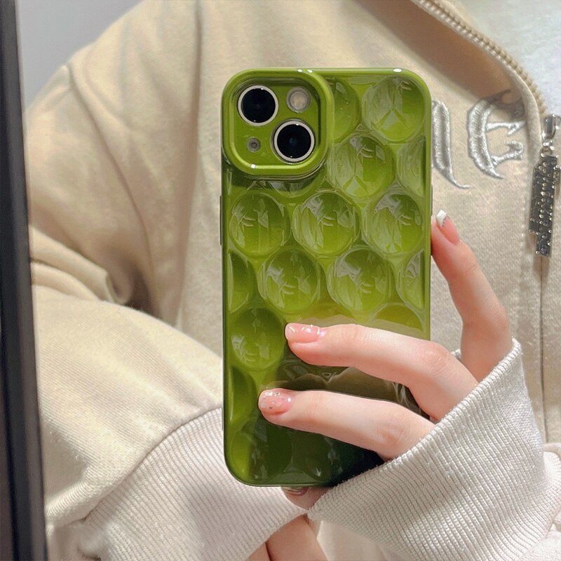 3D Honeycomb Pattern Case For iPhone 14 13 12 11 Pro Max XR X