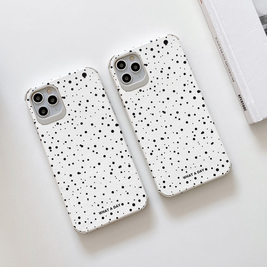 Polka Dots Case For iPhone 13 12 11 Pro Max XR X 7 8 Plus