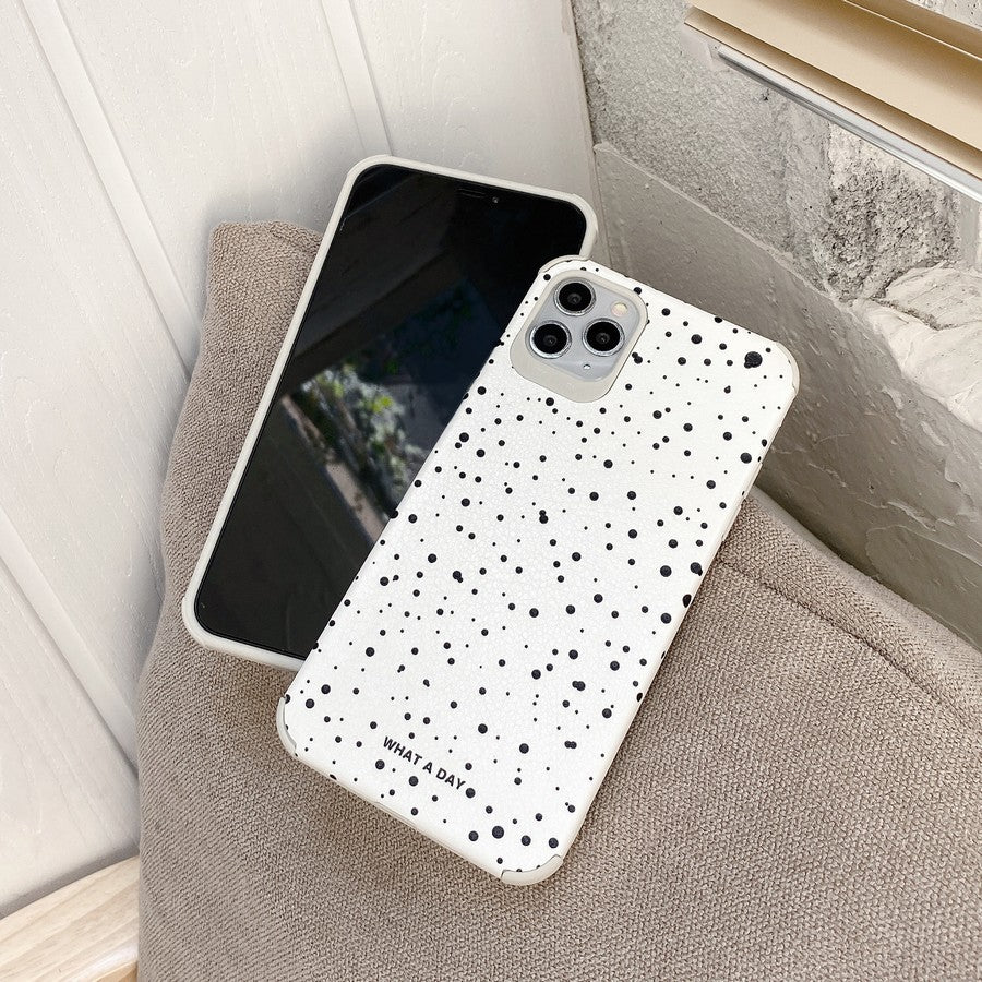 Polka Dots Case For iPhone 13 12 11 Pro Max XR X 7 8 Plus