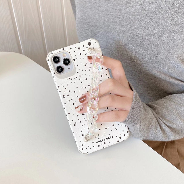 Polka Dots Case For iPhone 13 12 11 Pro Max XR X 7 8 Plus